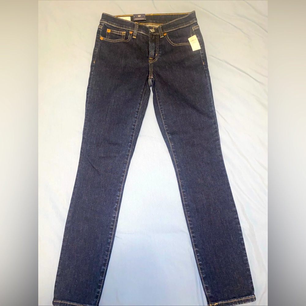 GAP Dark Wash True Skinny Jeans